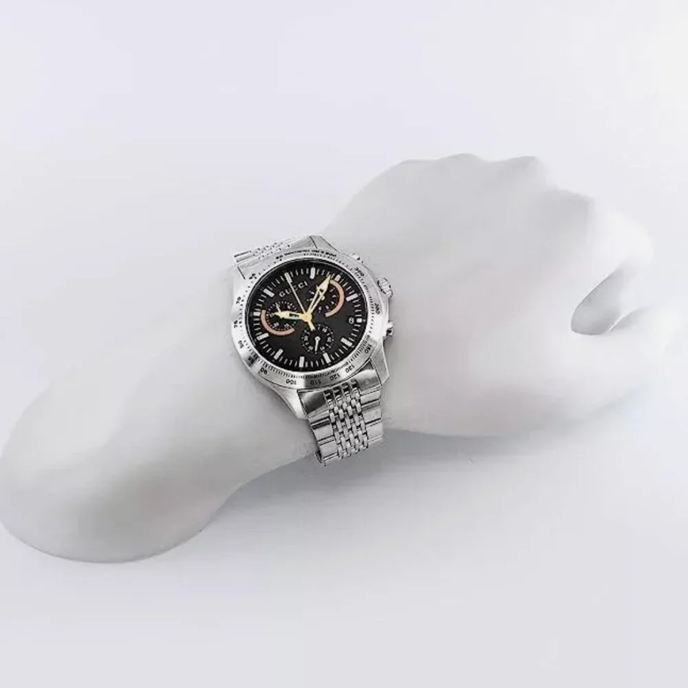 GUCCI TIMELESS MENS 42MM FACE WATCH NEW